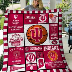 Ncaa Indiana Hoosiers Quilt Blanket 433