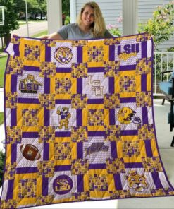 Ncaa Lsu Tigers Quilt Blanket 943