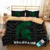 Ncaa Michigan State Spartans Logo 3d Printed Bedding Set