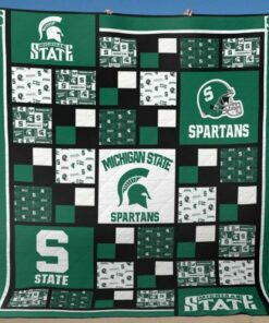 Ncaa Michigan State Spartans Quilt Blanket 468