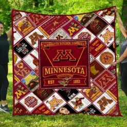 Ncaa Minnesota Golden Gophers Quilt Blanket 481