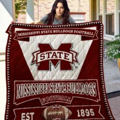 Ncaa Mississippi State Bulldogs Quilt Blanket 951