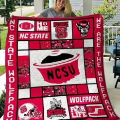 Ncaa Nc State Wolfpack Quilt Blanket 1632