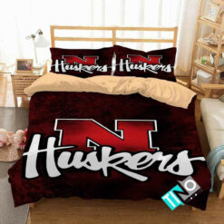 Ncaa Nebraska Cornhuskers 1 Logo D 3d Personalizedcustomized Bedding Sets Duvet Cover Bedroom Set Bedset Bedlinen