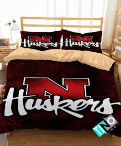 Ncaa Nebraska Cornhuskers 1 Logo D 3d Personalizedcustomized Bedding Sets Duvet Cover Bedroom Set Bedset Bedlinen