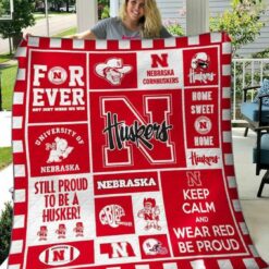 Ncaa Nebraska Cornhuskers Quilt Blanket 497