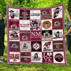 Ncaa New Mexico State Aggies Quilt Blanket 1495