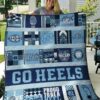 Ncaa North Carolina Tar Heels Quilt Blanket 175