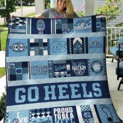 Ncaa North Carolina Tar Heels Quilt Blanket 175