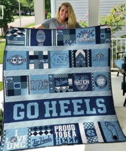 Ncaa North Carolina Tar Heels Quilt Blanket 175