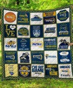 Ncaa Northern Arizona Lumberjacks Quilt Blanket 1510