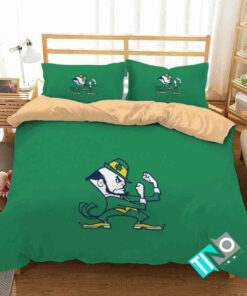 Ncaa Notre Dame Fighting Irish 1 Logo N 3d Duvet Cover Bedding Sets