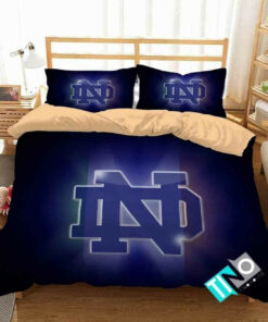 Ncaa Notre Dame Fighting Irish 2 Logo V 3d Duvet Cover Bedding Sets
