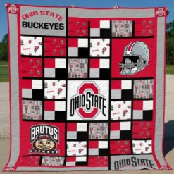 Ncaa Ohio State Buckeyes Quilt Blanket 508