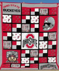 Ncaa Ohio State Buckeyes Quilt Blanket 508
