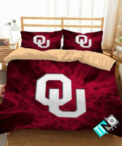 Ncaa Oklahoma Sooners 2 Logo V 3d Duvet Cover Bedding Sets