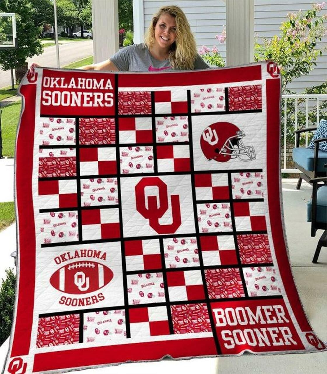 Ncaa Oklahoma Sooners Quilt Blanket 340 Ncaa Oklahoma Sooners Quilt Blanket 340
