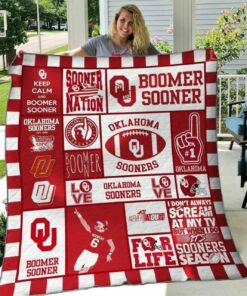 Ncaa Oklahoma Sooners Quilt Blanket 342