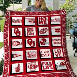 Ncaa Oklahoma Sooners Quilt Blanket 343