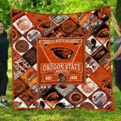 Ncaa Oregon State Beavers Quilt Blanket 658
