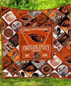 Ncaa Oregon State Beavers Quilt Blanket 658