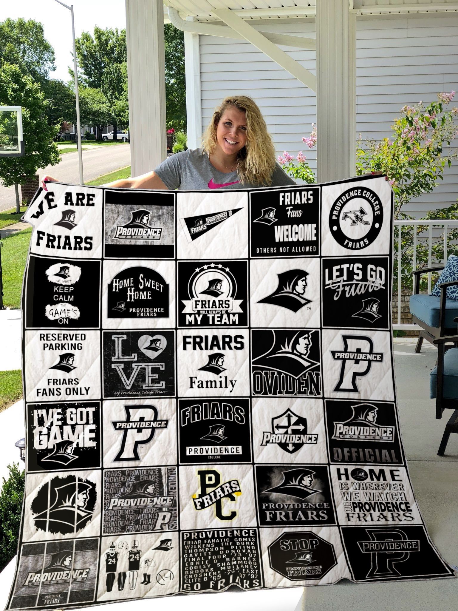 Ncaa Providence Friars Quilt Blanket 1227 Ncaa Providence Friars Quilt Blanket 1227
