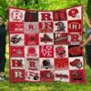 Ncaa Rutgers Scarlet Knights Quilt Blanket 563