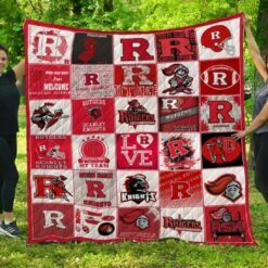Ncaa Rutgers Scarlet Knights Quilt Blanket 563