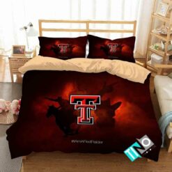 Ncaa Texas Tech Red Raiders 4 Logo N 3d Personalizedcustomized Bedding Sets Duvet Cover Bedroom Set Bedset Bedlinen