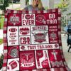 Ncaa Troy Trojans Quilt Blanket 1488
