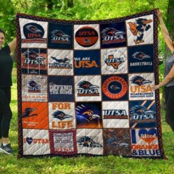 Ncaa Utsa Roadrunners Quilt Blanket 1599