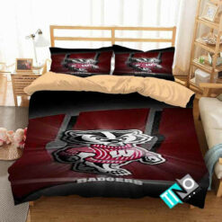 Ncaa Wisconsin Badgers 2 Logo D 3d Personalized Customizedbedding Sets Duvet Cover Bedroom Set Bedset Bedlinen