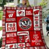 Ncaa Wisconsin Badgers Quilt Blanket 568