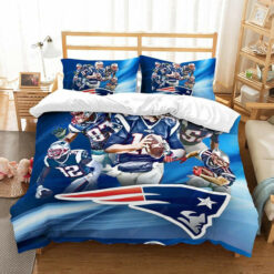 New England Patriots Bedding Set, New England Patriots Duvet Covers, New England Patriots Nfl Bedding, New England Patriots Nfl Fan Tdvc20