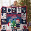 New England Patriots Snoopy Quilt Blanket Ver 1