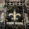 New Orleans Saints Bedding Set,custom Name New Orleans Saints Duvet Covers,saints Nfl Bedding Set, Saints Nfl Bedding Gift For Fans, Htl 43o
