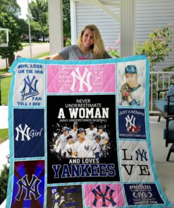 New York Yankees Quilt Blanket- Custom Quilt 01