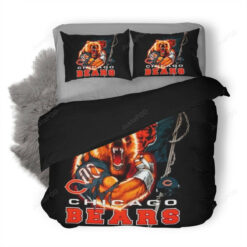 Nfl Chicago Bears #2 Duvet Cover Bedding Set