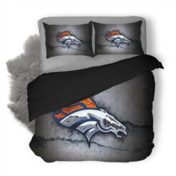 Nfl Denver Broncos Duvet Cover Bedding Set Dup