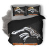 Nfl Denver Broncos Duvet Cover Bedding Set