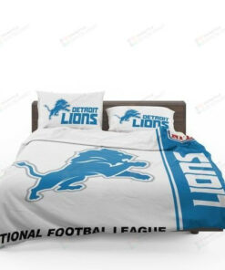 Nfl Detroit Lions 3d Duvet Cover Bedding Set
