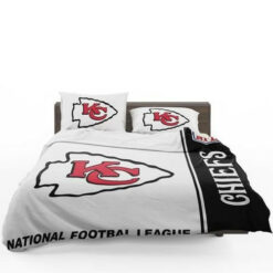 Nfl Kansas City Chiefs 3d Customize Bedding Set Duvet Coverbedroom Set