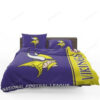 Nfl Minnesota Vikings 3d Duvet Cover Bedding Set