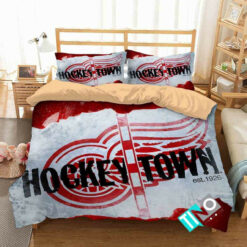 Nhl Detroit Red Wings 1 Logo 3d Duvet Cover Bedding Sets V