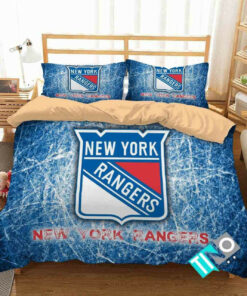 Nhl New York Rangers 2 Logo 3d Personalized Customizedbedding Sets Duvet Cover Bedroom Set Bedset Bedlinen N