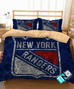 Nhl New York Rangers 3 Logo 3d Duvet Cover Bedding Sets V