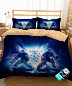 Nhl New York Rangers 3 Logo 3d Personalized Customizedbedding Sets Duvet Cover Bedroom Set Bedset Bedlinen N