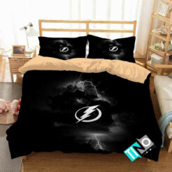 Nhl Tampa Bay Lightning 1 Logo 3d Personalized Customizedbedding Sets Duvet Cover Bedroom Set Bedset Bedlinen V