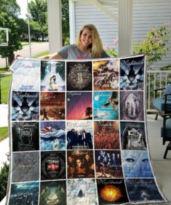 Nightwish Albums Cover Poster Quilt Blanket Ver 2