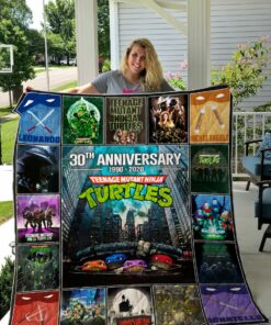 Ninja Turtles 30th Anniversary Quilt Blanket